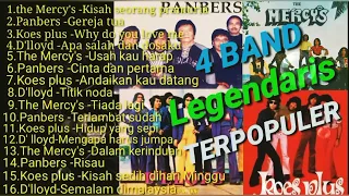 TEMBANG KENANGAN 4 BAND LEGENDARIS INDONESIA POPULER  The marcy's, Panbers, Koes plus, D'l
