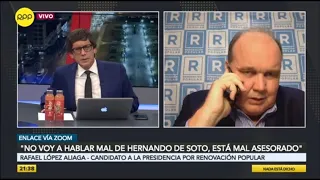 Rafael López Aliaga sobre deudas: “no las pagué porque no fueron notificadas”