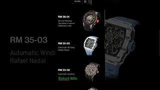 All Richard Mille models😱💎