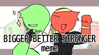 BIGGER BETTER STRONGER |[Alan Becker /AvM] | animation meme | flipaclip