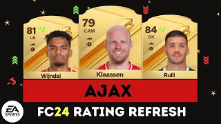 EAFC 24 | AJAX AMSTERDAM NEW RATINGS ✅(FIFA 24)! 😱🔥 ft. Pasveer, Vijndal ,Klaassen…