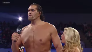 The Great Khali attempts to pronounce Fandango's name correctly and it is awful!