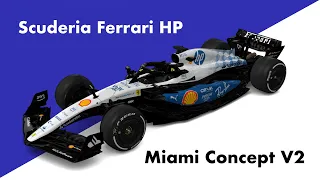 Scuderia Ferrari HP - Miami 2024 Livery Concept V2