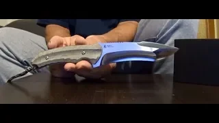 Cutit SOG Kiku Large Fixed Blade - Tactical full tang knife (SOGKU2011); AUS-8 Stainless Steel
