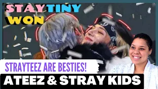 StrayTEEZ are besties, StayTiny are married | STRAY KIDS & ATEEZ Reaction