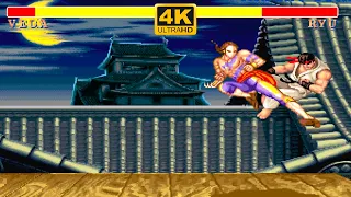 VEGA ➤ Street Fighter II Champion Edition ➤ (Hardest)  ➤ 4K HD 60 FPS