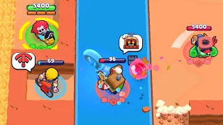 NOOB HIDE vs IQ 9999 PULLING SAVE BUSTER TEAMMATE 😂 Brawl Stars Funny Moments & Wins & Fails ep.939