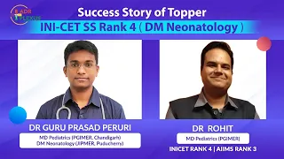 Dr Rohit  Rank 4   INICET SS 2021 DM Neonatology