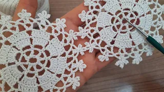 Wonderful Beautiful Flower Crochet Pattern Tutorial for Beginners | Step-by-Step Knitting | Tığ İşi