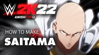 WWE 2K22 How to make Saitama from One Punch Man