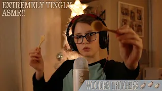ASMR Wooden Triggers (EXTREMELY TINGLY)