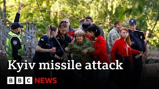 Ukraine: Three killed in overnight missile attack on Kyiv - BBC News