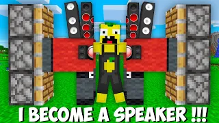 I found a NEW WAY TO BECOME A SPEAKERMAN in Minecraft ! SPAWN NEW SKIBIDI MOB !