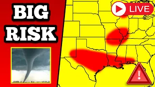 The Destructive Storms In Houston, Texas, With Tornadoes, As They Occurred Live - 5/16/24
