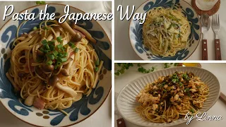 3 Pasta Recipes - the Japanese Way 🍝  | MyKitchenDay by Linna