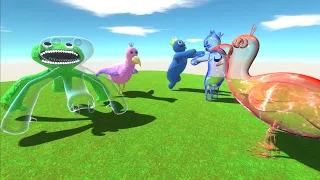 Rainbowfriends,Opila Bird,Jumpo Josh Fighting Itself - Animal Revolt Battle Simulator