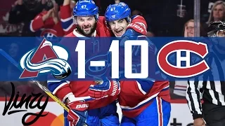 Canadiens vs Avalanche | 10-1 | Highlights | Dec. 10, 2016 [HD]
