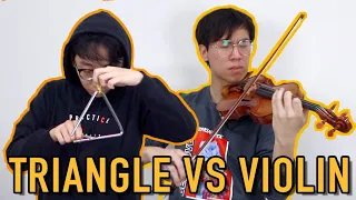 Triangle vs Violin