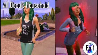 First Look at All Occults - Sims 4 All Occult Household