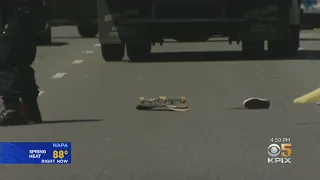 Skateboarder Dies In Collision With Dump Truck