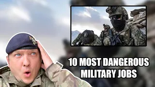 British Army Soldier Reacts to 10 Most Dangerous Military Jobs