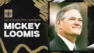 Saints GM Mickey Loomis' End of Season Press Conference | 2023 NFL