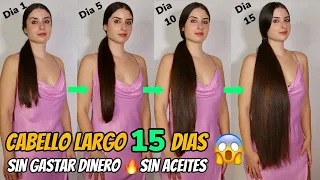 CABELLO LARGO EN 15 DÍAS CON SOLO 1 INGREDIENTE QUE TENEMOS EN CASA! SIN ACEITES✅