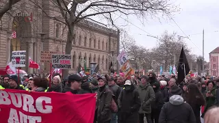 06.02.24: Großdemonstration in Magdeburg gegen Rechtsextremismus
