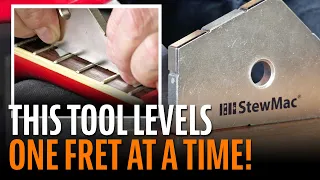 Spot leveling one fret at a time with the Fret Kisser