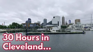 30 Hour Layover In Cleveland | Walking Around An Underrated City