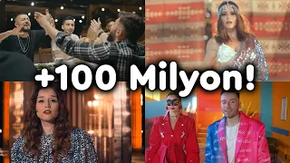 100 Milyon İzlenmeyi Geçen Türkçe Şarkılar | #13