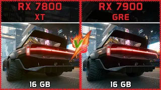 RX 7800 XT vs RX 7900 GRE - FHD, QHD, UHD 4K