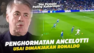 “DIA PEMAIN TERBAIK KU” Inilah Hari DImana Ronaldo Membuat Carlo Ancelotti Begitu Menghormatinya