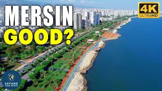 Mersin, Turkey 4K Walking Tour - Seaside Walking Path with Mini Map!