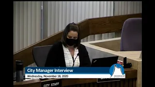 City of Moorhead - City Manager Interviews - November 18, 2020