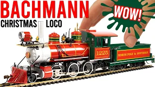 Bachmann's GIANT Christmas Engine On HO Track | Unboxing & Review