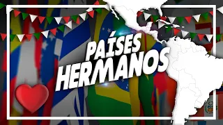 Los 10 países MÁS "HERMANOS" de América Latina