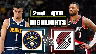 Portland Trail Blazers vs Denver Nuggets 2nd QTR HIGHLIGHTS | March 23 | 2024 NBA Season