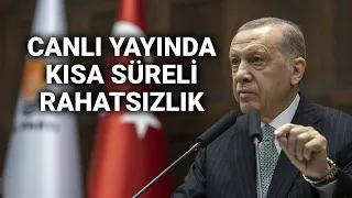 @NTV #HABER Cumhurbaşkanı Erdoğan, canlı yayında rahatsızlandı