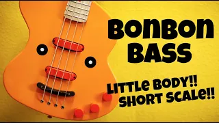 小ぶりなボディのかわいいショートスケールベース BonBon Bass [SOUND CHECK]