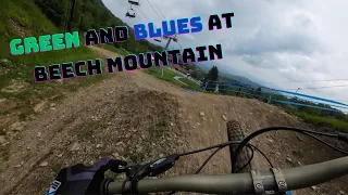 Green and Blue Trails at Beech Mountain Bike Park