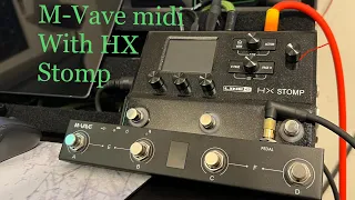 M vave chocolate w/ HX Stomp tutorial