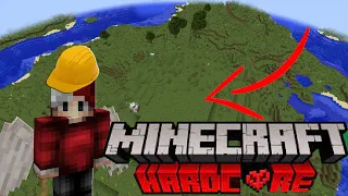 Építettem Egy Házat Egy Domb Tetejére! 😬 - Minecraft Hardcore 2