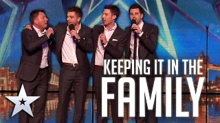 Simon Cowell's HEART MELTS after hearing this father, son group perform! | Britain's Got Talent