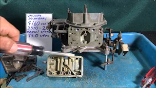HOLLEY carburetor 3310-2 vacuum secondary for beginners disassembly and INFO part 1