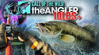 Trying To Net A 10LBS+ DIAMOND Large Mouth BASS! At The BEST Spots! | Call of the wild the angler.