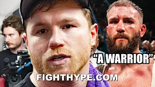 CANELO MESSAGE TO CALEB PLANT ON LOSS TO BENAVIDEZ; KEEPS IT 100 ON "WARRIOR" PERFORMANCE