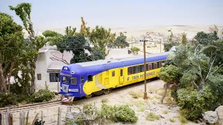 Amazing Model Railroad Layout of Patagonia - HO Scale Model Trains and Model Ships (Ferromodelismo)