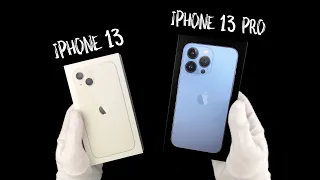 iPhone 13 + 13 Pro Unboxing & First Look | ASMR Unboxing