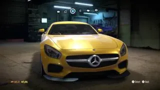 Need for Speed 2015 Customization (Mercedes AMG GT)